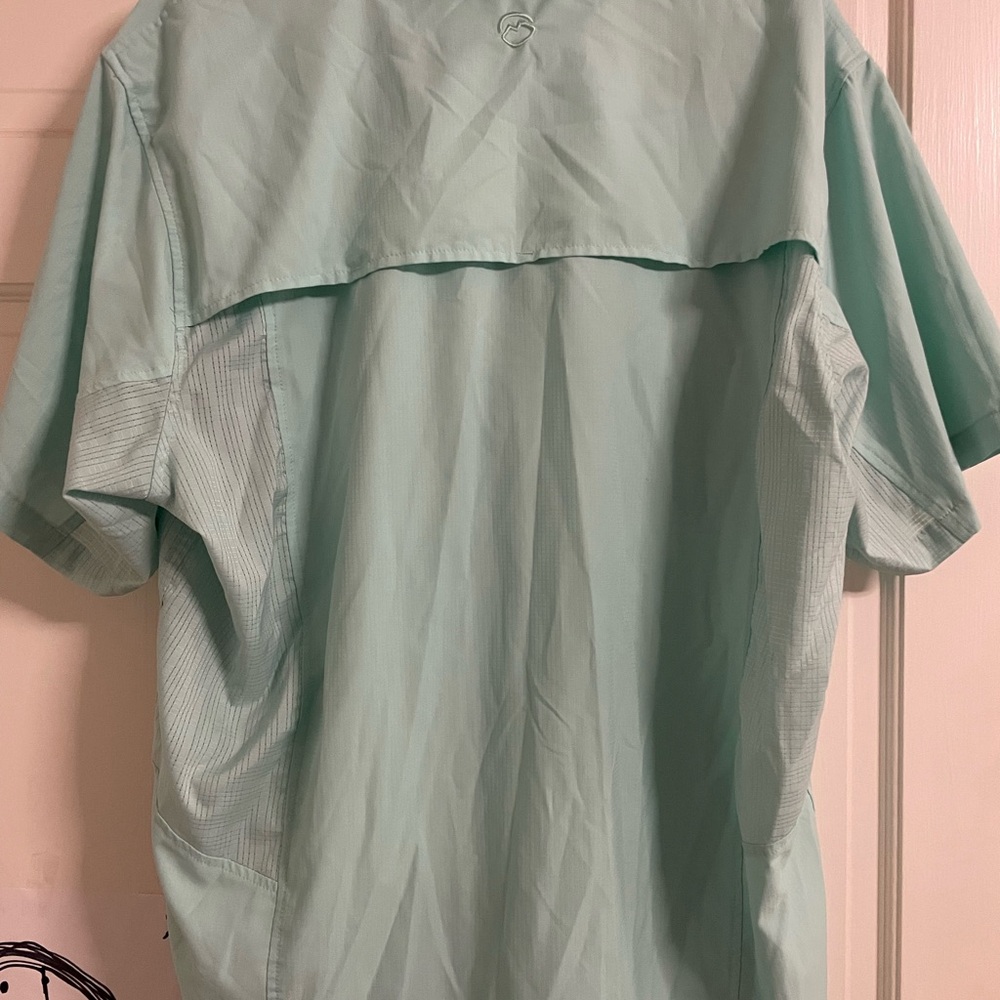 Magellan Outdoors Mint Green Fishing Shirt - Picture 8 of 8